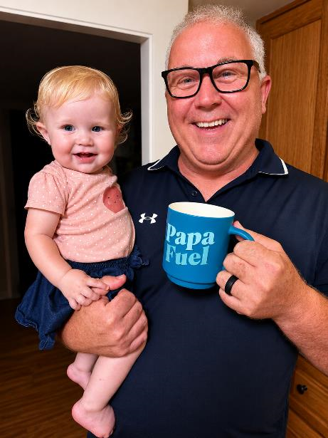 Gene — Papa Fuel with granddaughter